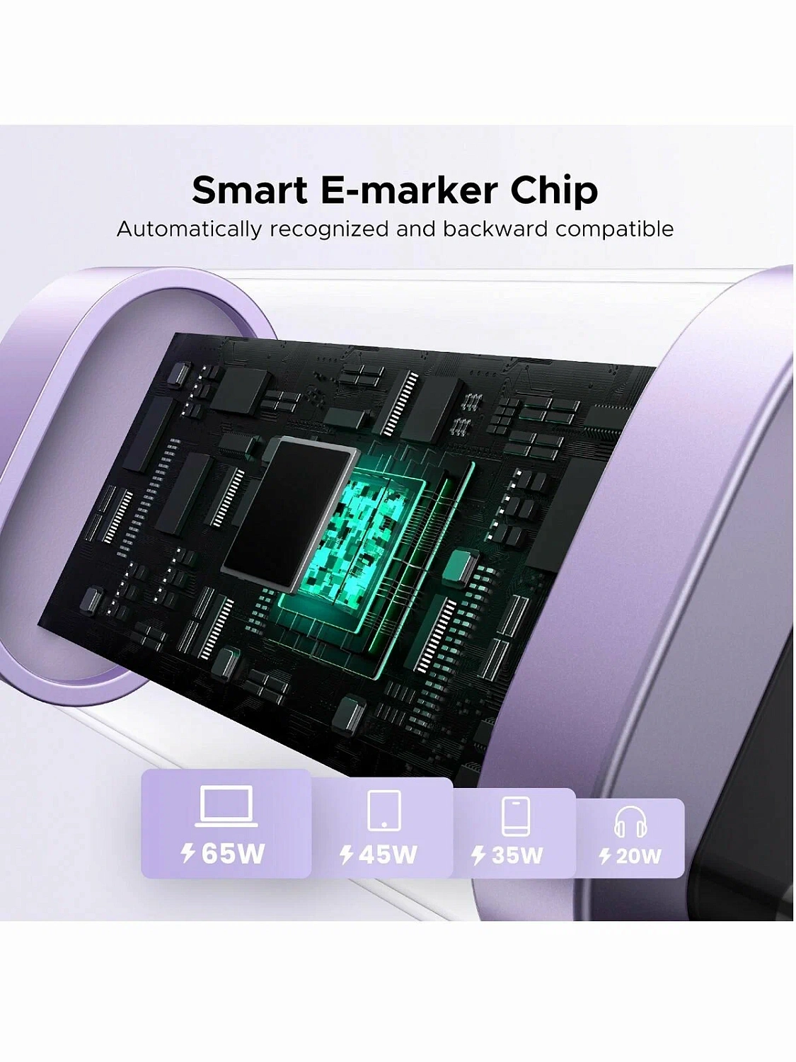 65092 Кабель UGREEN L509 UNO Type C - Type C 2.0 100W. Цвет: розовый, 1М